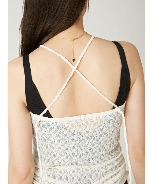 FRAY I.D(フレイアイディー)の「3wayビスチェキャミソール(キャミソール・レディース・アイボリー・F)」の7枚目の写真