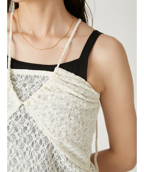 FRAY I.D(フレイアイディー)の「3wayビスチェキャミソール(キャミソール・レディース・アイボリー・F)」の8枚目の写真