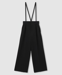 アルアバイル　　ブラックオールインワン エステルダブルクロスサロペットパンツ|allureville OFFICIAL
