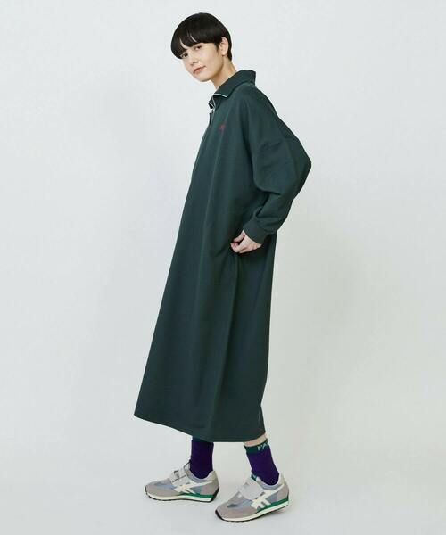 FRAPBOIS（フラボア）の「パークJipワンピ（ワンピース・レディース・グリーン/ブラック・1）」の5枚目の写真