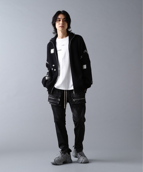 DANKE SCHON(ダンケシェーン)の「DankeSchon/ダンケシェーン/HAND STITCH KNIT DRIVERS(ニット/セーター・メンズ・ホワイト/ブラック・S/M/L)」の19枚目の写真