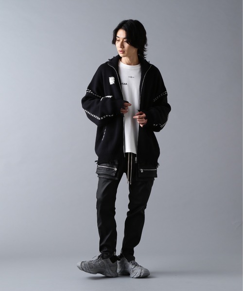 DANKE SCHON(ダンケシェーン)の「DankeSchon/ダンケシェーン/HAND STITCH KNIT DRIVERS(ニット/セーター・メンズ・ホワイト/ブラック・S/M/L)」の20枚目の写真