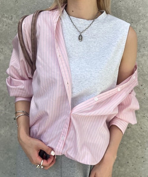 トップス AMERI STRIPE INVERSION SHIRT TOP（Tシャツ/カットソー）｜Ameri