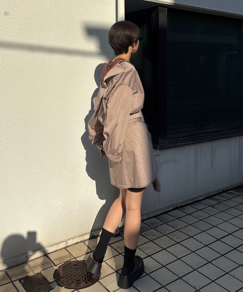 トップス AMERI wt07 LACE WAVE PATCHWORK SHIRT（シャツ/ブラウス）｜Ameri（アメリ