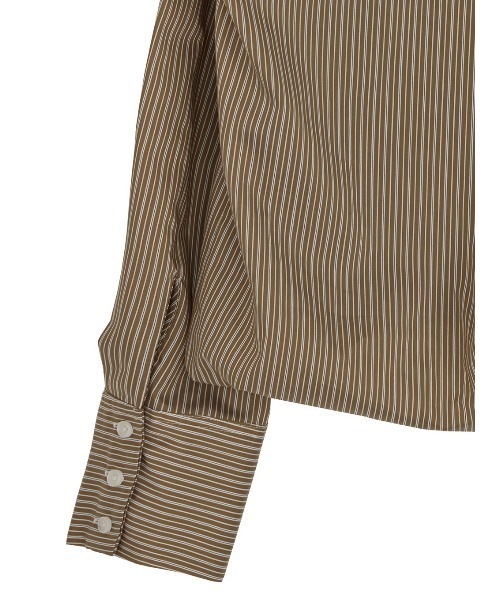Ameri(アメリ)の「STRIPE INVERSION SHIRT TOP(Tシャツ/カットソー・レディース・ブルー/ブラウン/ピンク・FREE)」の22枚目の写真