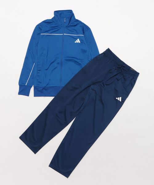 adidas（アディダス）の「《adidas》K ESS トラックスーツ（ジャージ・キッズ・ブラック×ホワイト/レッド系その他/ロイヤルブルー/グレー系その他・130/140/150/160）」の3枚目の写真