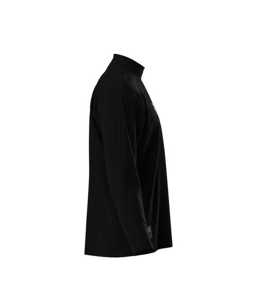 【ブラック】メッシュジャカードハイネックシャツ <PERFORMANCE> (MENS) PING APPAREL】メッシュジャカード半袖ハイネックシャツ ＜GOLD