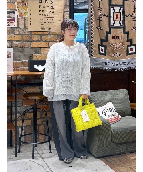 niko and...（ニコアンド）の「《500mlボトル収納可能》ポーチ付きキルトトートバッグM（トートバッグ・レディース・ブラック/ブラウン/レッド/イエロー/その他1/ホワイト系その他/ライトブルー/ブラック系その他・0）」の22枚目の写真