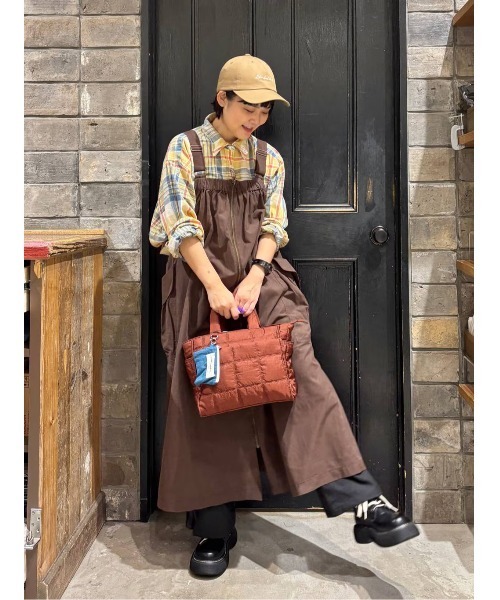 niko and...（ニコアンド）の「《500mlボトル収納可能》ポーチ付きキルトトートバッグM（トートバッグ・レディース・ブラック/ブラウン/レッド/イエロー/その他1/ホワイト系その他/ライトブルー/ブラック系その他・0）」の20枚目の写真