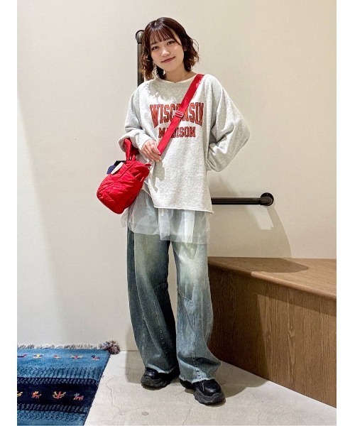 niko and...（ニコアンド）の「《500mlボトル収納可能》ポーチ付きキルトトートバッグM（トートバッグ・レディース・ブラック/ブラウン/レッド/イエロー/その他1/ホワイト系その他/ライトブルー/ブラック系その他・0）」の17枚目の写真