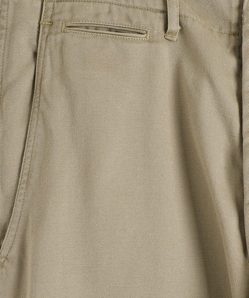 GOLD（ゴールド）の「GOLD / ゴールド：SELVEDGE WEAPON WIDE TROUSERS：25A-GL42426[MUS]（チノパンツ・メンズ・カーキ・M）」の5枚目の写真