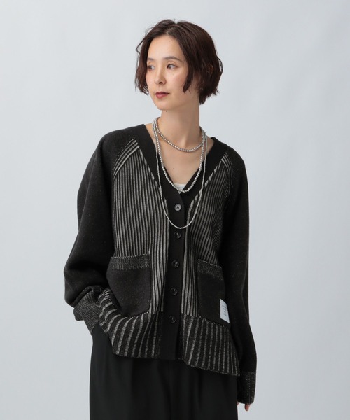 セール】7ゲージリブVネックカーディガン 571561（カーディガン/ボレロ