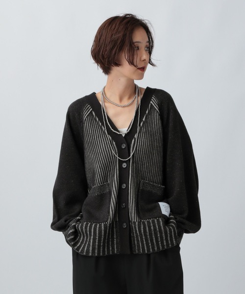 セール】7ゲージリブVネックカーディガン 571561（カーディガン/ボレロ