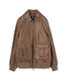 【別注】EMMETI AKRON ラムレザー ブルゾン