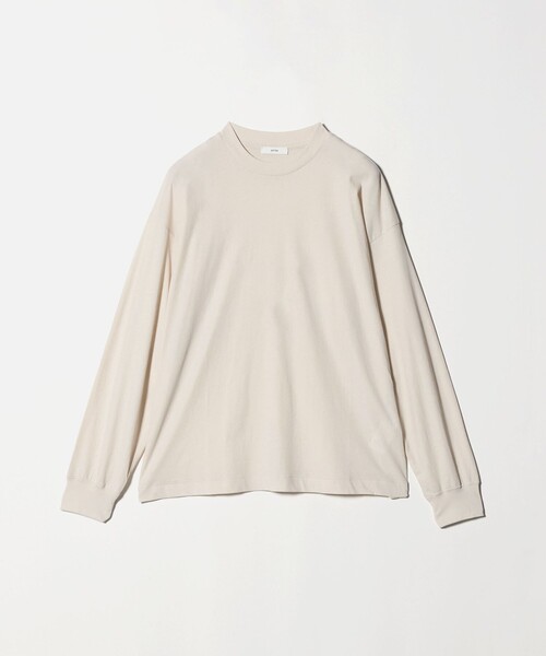 ATON(エイトン)の「<ATON>ロングスリーブ Tシャツ(Tシャツ/カットソー・レディース・ダークグレー/ナチュラル・02(38))」の1枚目の写真