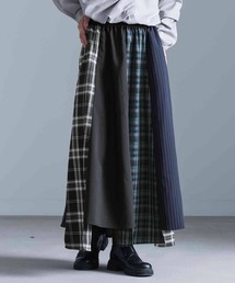 kOhAKU | 『多色切替アシンメトリーフレアスカート』(スカート)