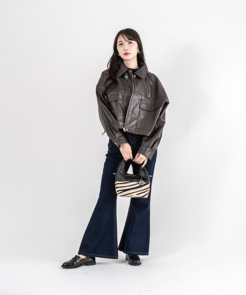 Rivel(リヴェル)の「【ENESS/エネス】カウレザー モカシンシューズ イタリア製 レディース イタリア製(ローファー・レディース・ブラック・37/36/38)」の11枚目の写真