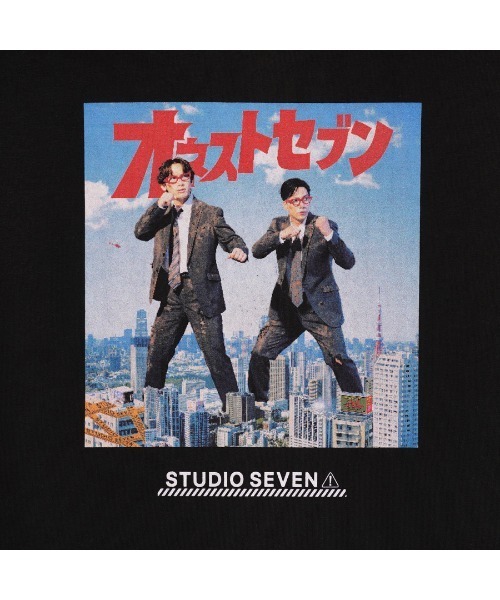 STUDIO SEVEN（スタジオ セブン）の「HBZ x SVN オネストセブン 半袖Tシャツ（Tシャツ/カットソー・メンズ・ホワイト/ブラック・MEDIUM/LARGE）」の3枚目の写真