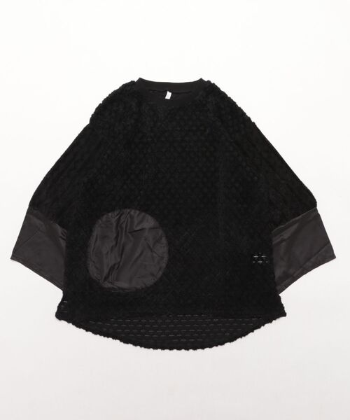 garcon la raison（ギャルソン・ラ・レゾン）の「ビッグサークルプルオーバー（レディース）（Tシャツ/カットソー・レディース・ブラック/ベージュ/チャコール・1/2）」の15枚目の写真