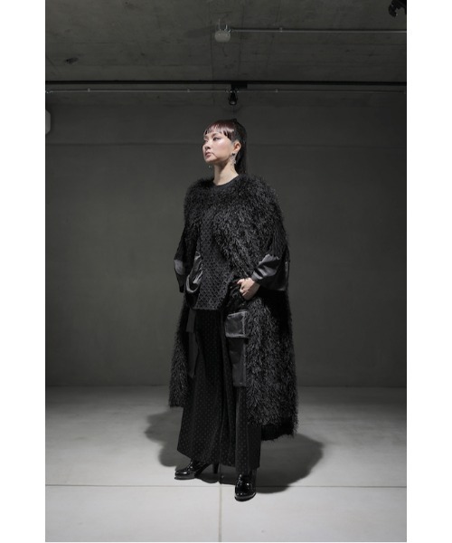 garcon la raison（ギャルソン・ラ・レゾン）の「ビッグサークルプルオーバー（レディース）（Tシャツ/カットソー・レディース・ブラック/ベージュ/チャコール・1/2）」の19枚目の写真