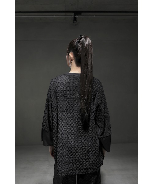 garcon la raison（ギャルソン・ラ・レゾン）の「ビッグサークルプルオーバー（レディース）（Tシャツ/カットソー・レディース・ブラック/ベージュ/チャコール・1/2）」の21枚目の写真