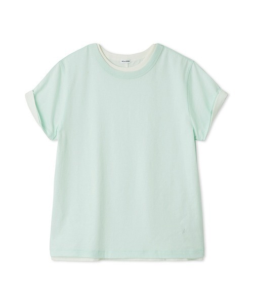 セットアイテム】コットン100％レイヤード2PACK T（Tシャツ/カットソー