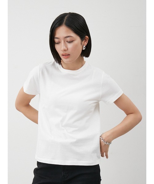 Mila Owen(ミラオーウェン)の「【セットアイテム】コットン100%レイヤード2PACK T(Tシャツ/カットソー・レディース・ブラック/グレー/ブラウン/ミント・F)」の12枚目の写真