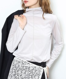EGLANTINE 前後2way シアーベロアハイネックインナー日本製