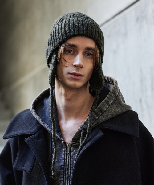CLEL（クレイル）の「【CLEL】Alpaca Blend Cable Knit Beanie