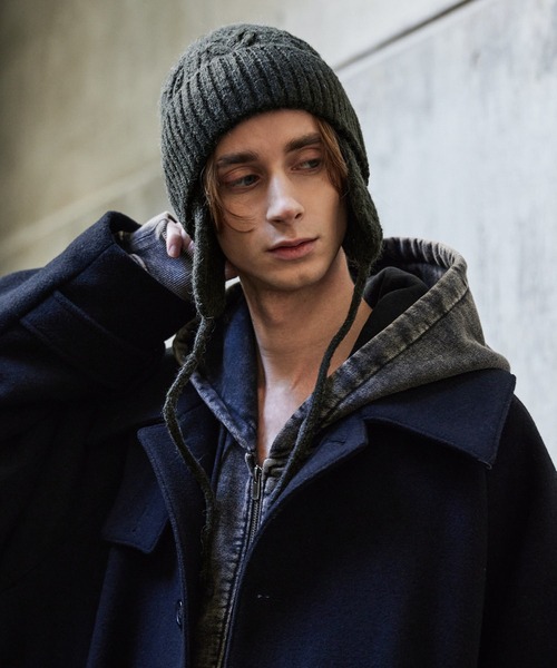 CLEL（クレイル）の「【CLEL】Alpaca Blend Cable Knit Beanie