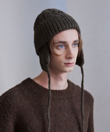 CLEL（クレイル）の「【CLEL】Alpaca Blend Cable Knit Beanie / アルパカブレンド ケーブルニット帽（ニットキャップ/ビーニー）」
