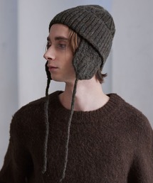 CLEL（クレイル）の「【CLEL】Alpaca Blend Cable Knit Beanie / アルパカブレンド ケーブルニット帽（ニットキャップ/ビーニー）」