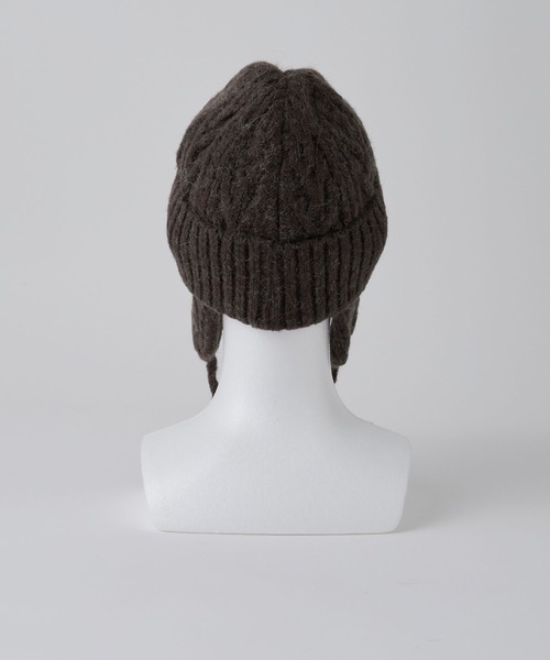 CLEL】Alpaca Blend Cable Knit Beanie / アルパカブレンド ケーブル