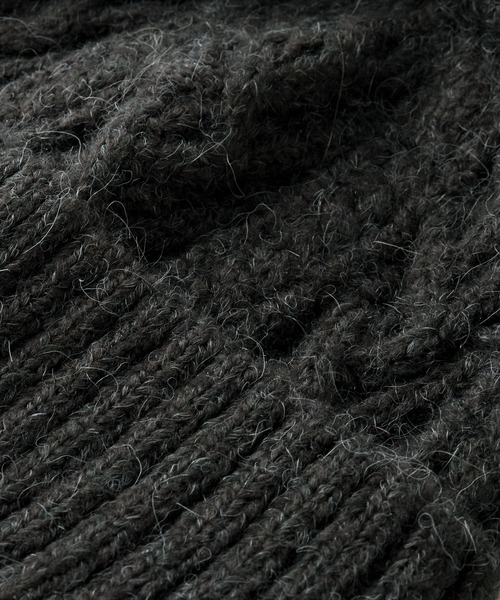 セール】【CLEL】Alpaca Blend Cable Knit Beanie / アルパカブレンド