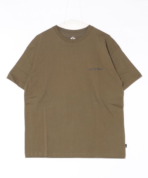 Quiksilver(クイックシルバー)の「STRATEGY ST /クイックシルバーバックプリント半袖Tシャツ(Tシャツ/カットソー・メンズ・ホワイト/ブラック/グリーン・MEDIUM/X-LARGE/LARGE)」の1枚目の写真