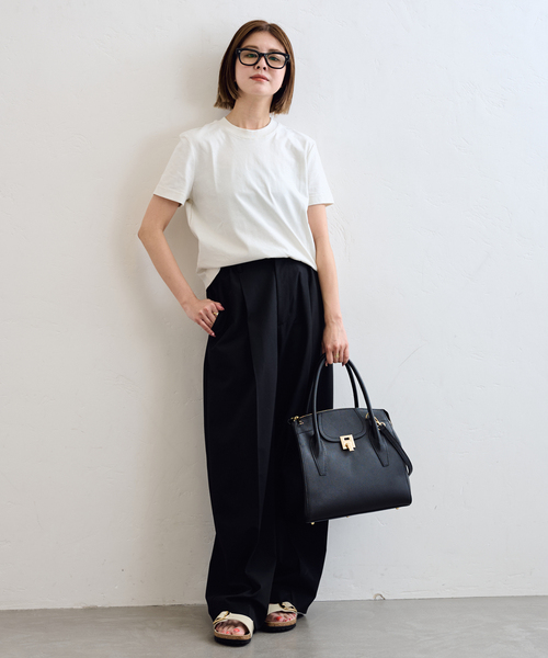 U by SPICK&SPAN(ユーバイスピックアンドスパン)の「《WEB限定追加9》MARLON /マルロン 2WAY TOTE BAG9(トートバッグ・レディース・ブラック・FREE)」の15枚目の写真