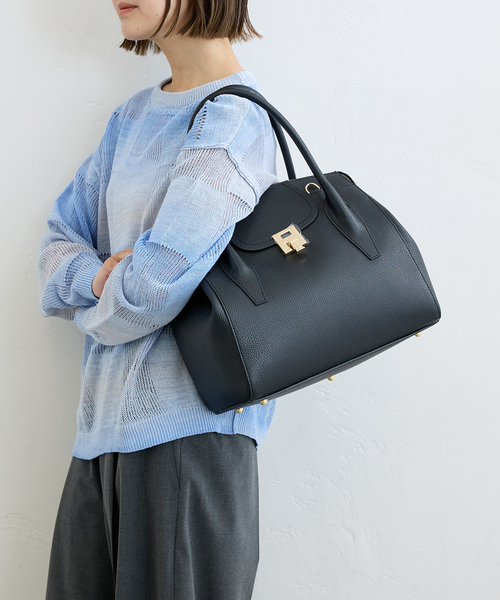 U by SPICK&SPAN(ユーバイスピックアンドスパン)の「《WEB限定追加9》MARLON /マルロン 2WAY TOTE BAG9(トートバッグ・レディース・ブラック・FREE)」の19枚目の写真