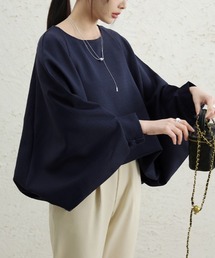 ドルマンスリーブ」に該当するシャツ/ブラウス（ブルー・ネイビー/青色