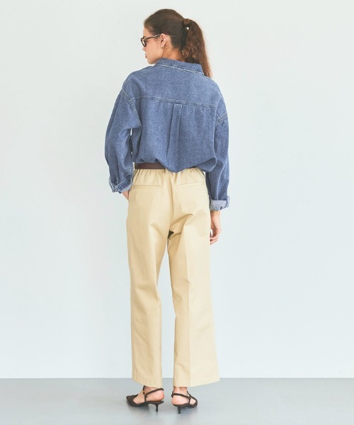 coca（coca）（コカ）の「デニムシャツジャケット（デニムジャケット・レディース・ブルー・M/L/S）」の10枚目の写真