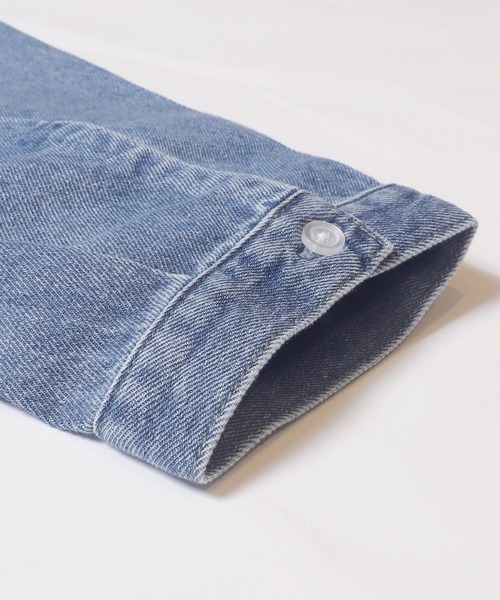 coca（coca）（コカ）の「デニムシャツジャケット（デニムジャケット・レディース・ブルー・M/L/S）」の18枚目の写真