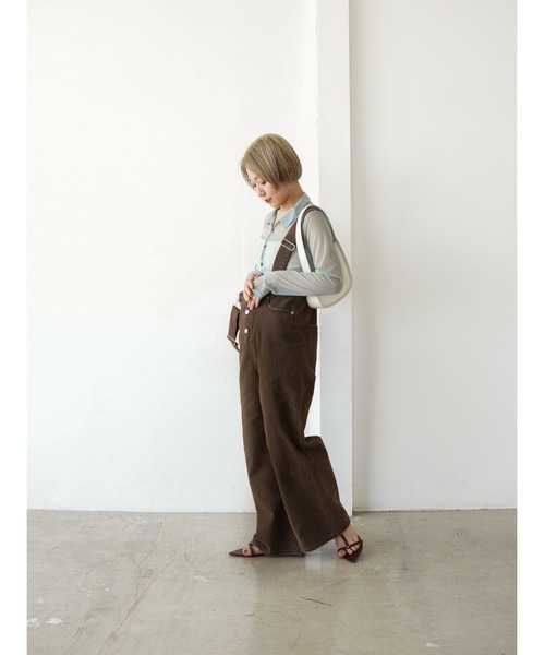 Katrin TOKYO(カトリーントーキョー)の「sheer mesh polo cardigan(シャツ/ブラウス・レディース・アイボリー/グリーン系・FREE/XS)」の13枚目の写真