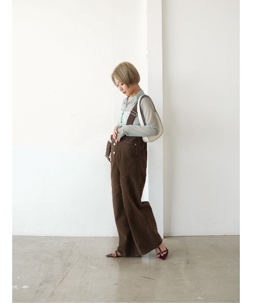 Katrin TOKYO(カトリーントーキョー)の「sheer mesh polo cardigan(シャツ/ブラウス・レディース・アイボリー/グリーン系・FREE/XS)」の15枚目の写真