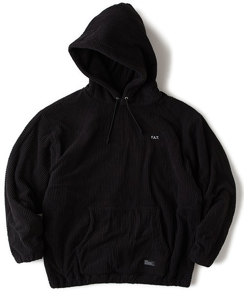 FAT（エフエイティー）の「GRIDOVER（パーカー・メンズ・オフホワイト/ブラウン/ブラック・JUMBO(XXL)/FAT(XL)/SKINNY(L)/TITCH(M)）」の2枚目の写真