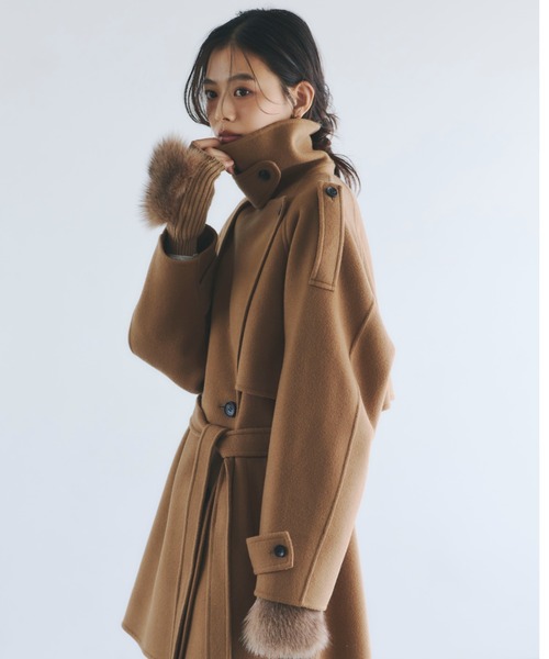 anuans アニュアンス　リバーミドルトレンチコート リバーミドルトレンチコート（トレンチコート）｜anuans（ア