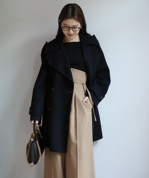 アニュアンス リバーミドルトレンチコート リバーミドルトレンチコート（トレンチコート）｜anuans（ア