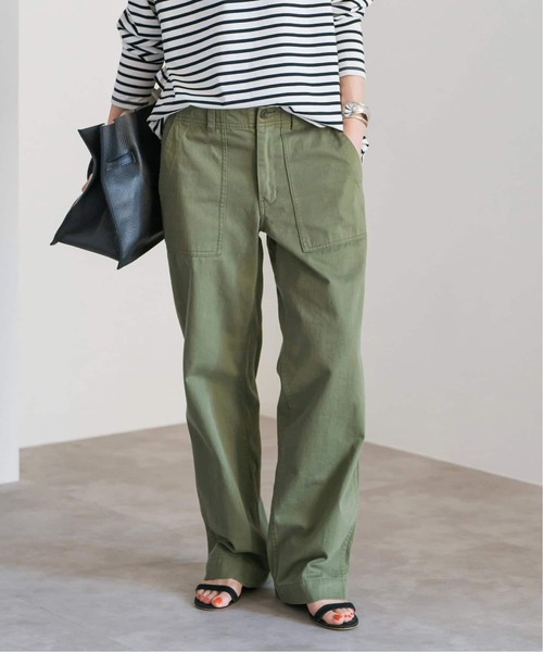 Spick & Span（スピックアンドスパン）の「《追加2》ルーズベイカーパンツ（カーゴパンツ・レディース・カーキ/キャメル/チャコールグレー/アイボリー・40/38/36/34）」の12枚目の写真