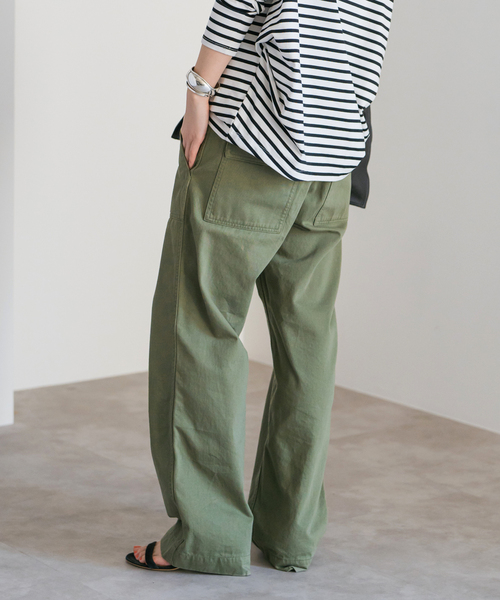 Spick & Span（スピックアンドスパン）の「《追加2》ルーズベイカーパンツ（カーゴパンツ・レディース・カーキ/キャメル/チャコールグレー/アイボリー・40/38/36/34）」の13枚目の写真