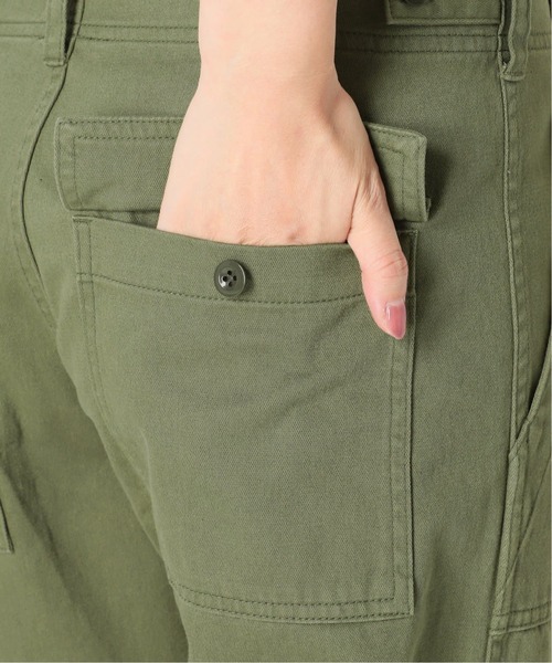 Spick & Span（スピックアンドスパン）の「《追加2》ルーズベイカーパンツ（カーゴパンツ・レディース・カーキ/キャメル/チャコールグレー/アイボリー・40/38/36/34）」の6枚目の写真