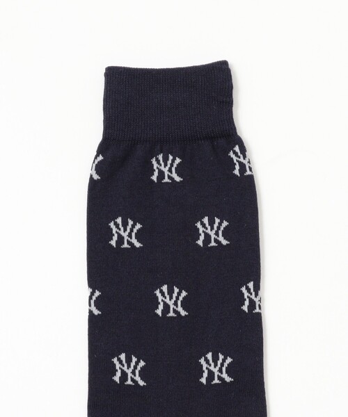 MLB（メジャーリーグベースボール）の「MLB / モノグラム ソックス（ソックス/靴下・メンズ・ブラウン/ネイビー・ONE SIZE）」の3枚目の写真