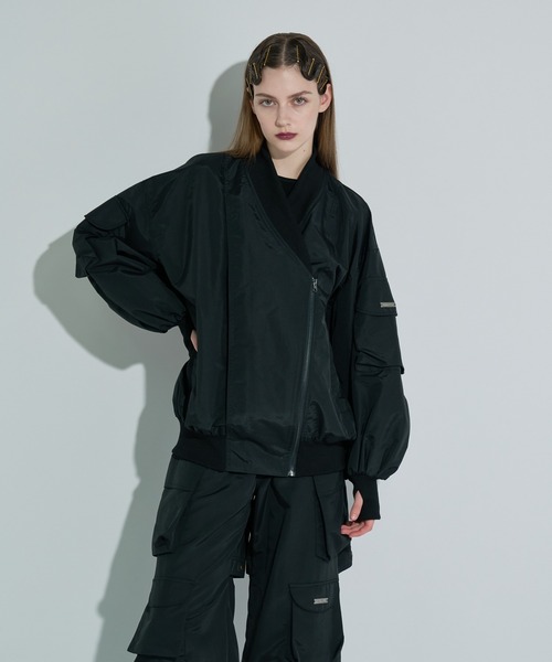 ANNA SUI NYC（アナ スイ エヌ ワイ シー）の「マットオーバージャンパー（その他アウター・レディース・ブラウン/ブラック/サックスブルー・FREE）」の7枚目の写真